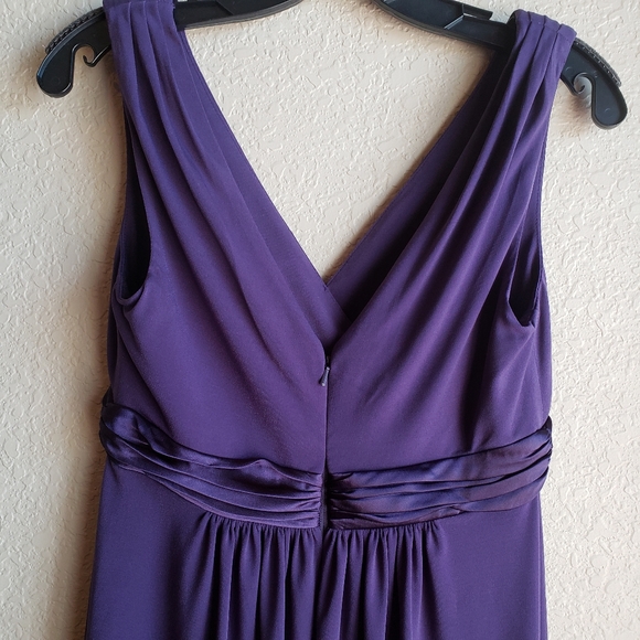 David's Bridal Sleeveless Jersey Dress Charmeuse 6 - Picture 4 of 9